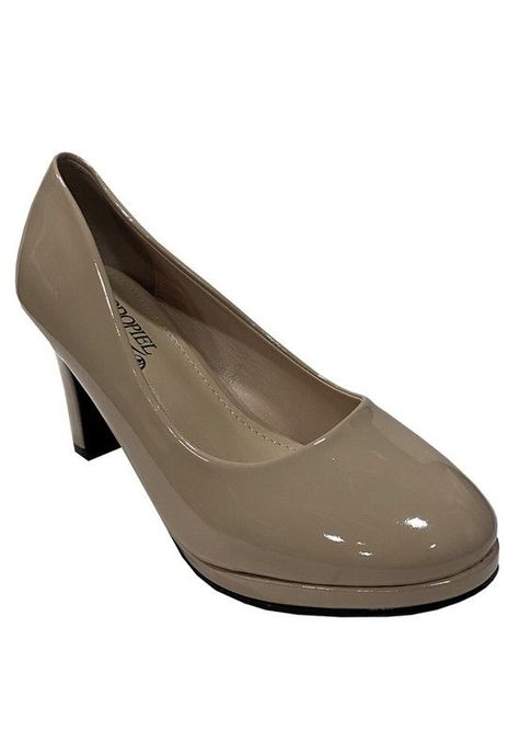 Zapato Reina Ecocuero ZAU33 Beige-1