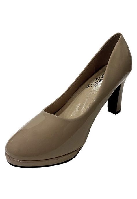 Zapato Reina Ecocuero ZAU33 Beige-3