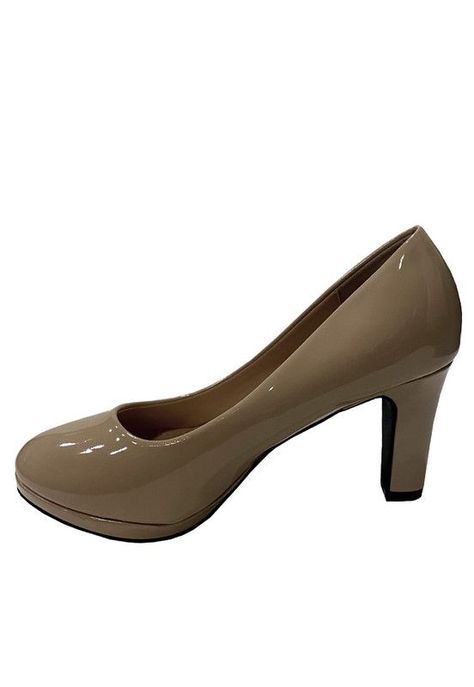 Zapato Reina Ecocuero ZAU33 Beige-4