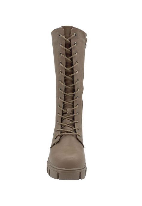 bota Mujer Beige ZB003-2