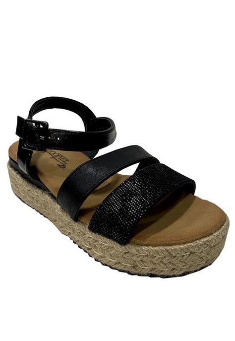 Sandalia Ecocuero ZAZ19 Negro-1