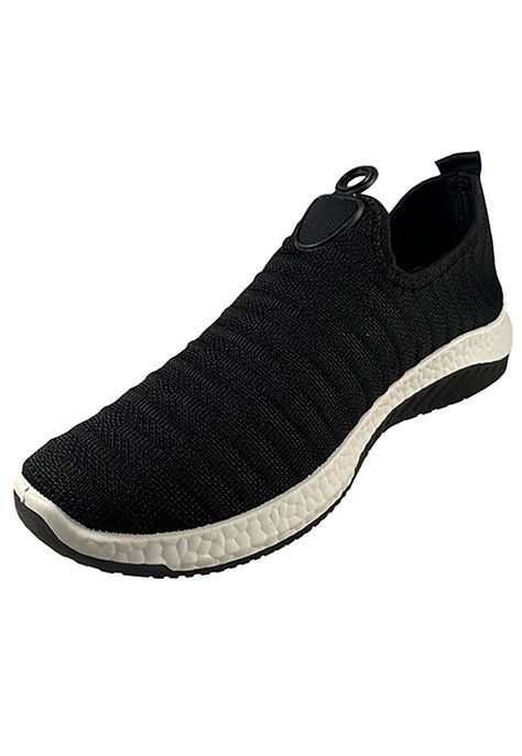 Zapatilla Ecocuero  ZAZ03 Negro-3