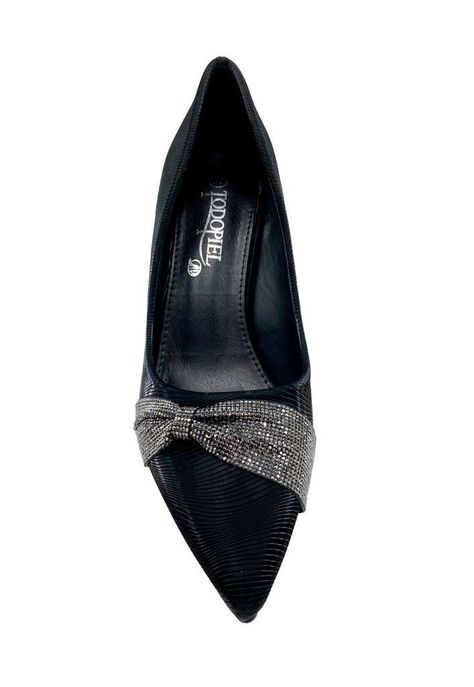 Zapato de taco Ecocuero ZB013 Negro-2