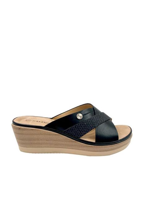 Sandalia Mujer Negro ZB030-0