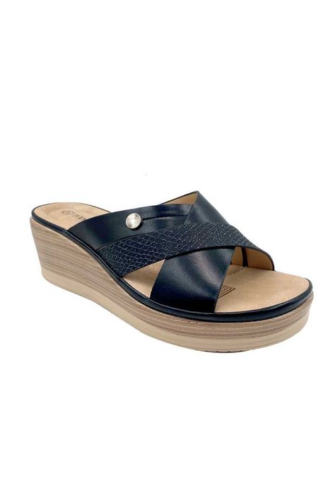 Sandalia Mujer Negro ZB030-1