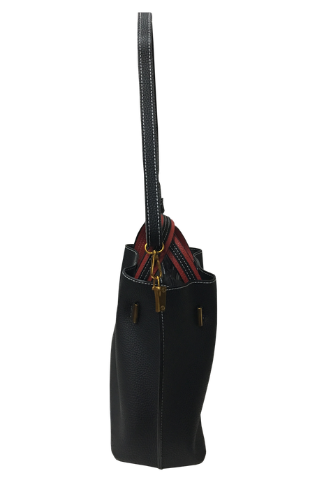 Cartera Cuero Ecológico CRP44 NegroRojo-1