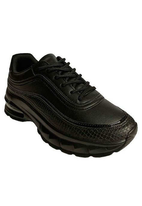 Zapatilla Ecocuero ZAY73 Negro-1