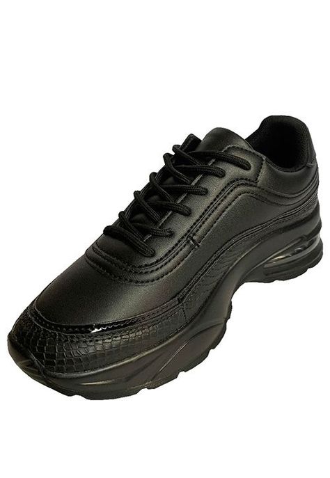 Zapatilla Ecocuero ZAY73 Negro-3