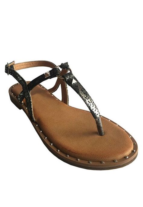 Sandalia Ecocuero ZAY39 Negro-1