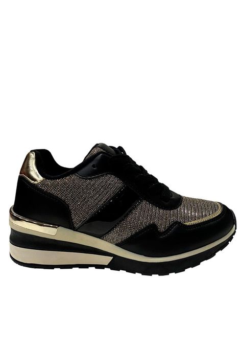 Zapatilla Ecocuero ZAZ48 Negro-0