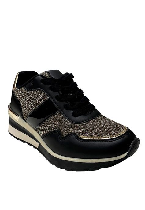 Zapatilla Ecocuero ZAZ48 Negro-1