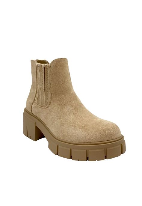 Botin Mujer Beige ZB044-1