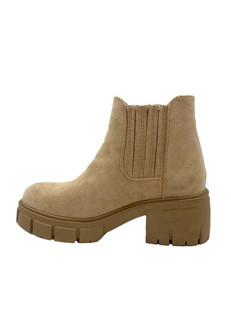 Botin Mujer Beige ZB044-3
