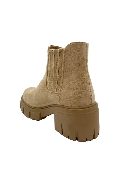 Botin Mujer Beige ZB044-4