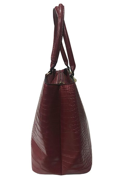 Cartera Cuero Ecológico CRS83 Rojo-1