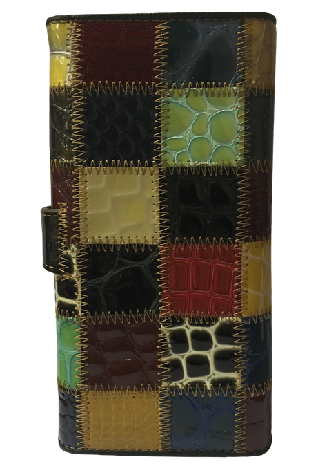 Billeteras Cuero BI368 Multicolor Cuadro-1