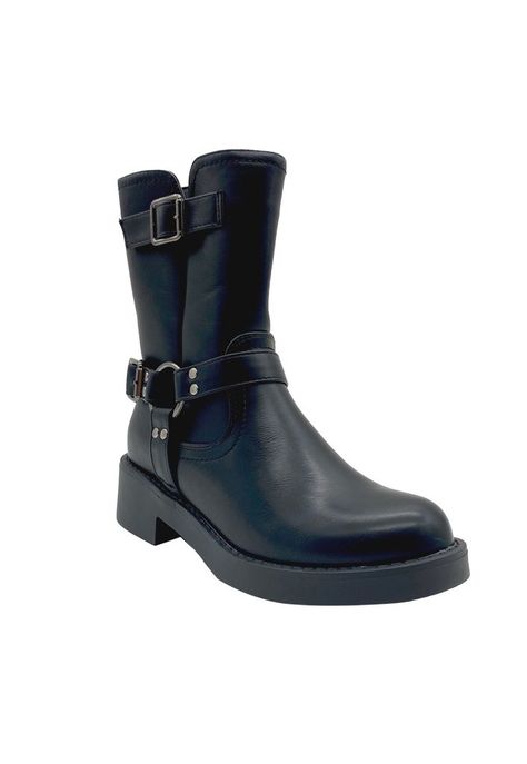 Botin Mujer Negro ZB047-1