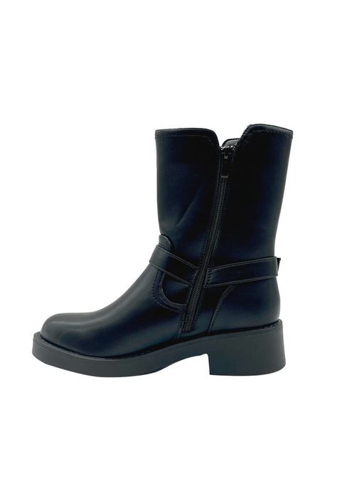 Botin Mujer Negro ZB047-3