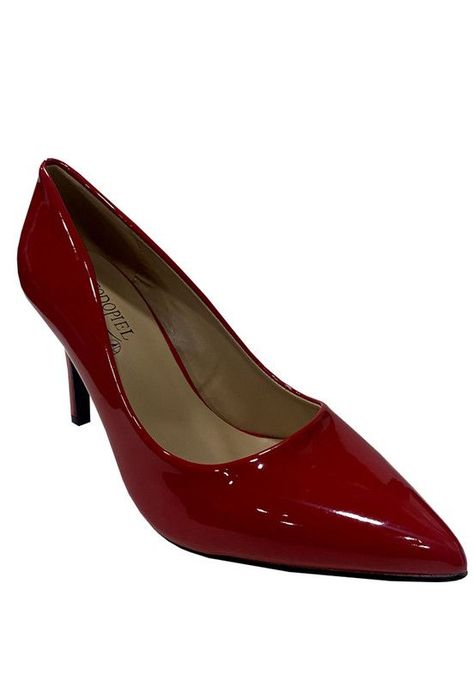 Zapato Reina Ecocuero ZAR06 Rojo-1