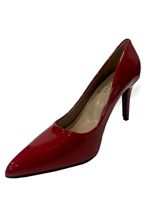Zapato Reina Ecocuero ZAR06 Rojo-3