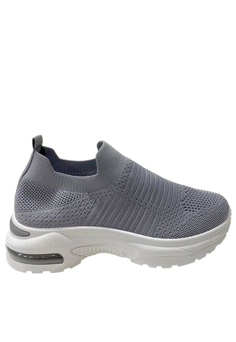 Zapatilla Tela ZAZ52 Gris-0
