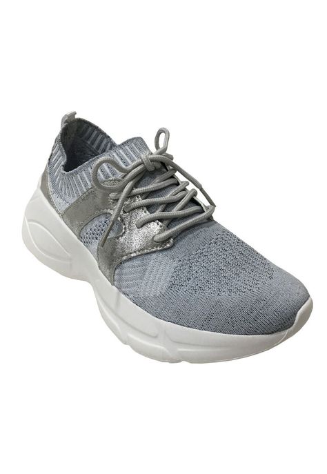 Zapatilla Tela ZAX19 Plata-1