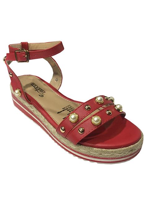 Sandalia Ecocuero ZAV99 Rojo-1