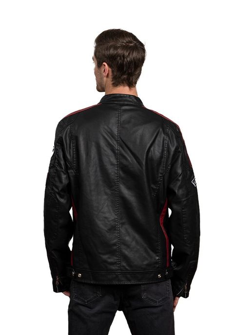 Chaqueta Ecocuero CHG22 Negro-2