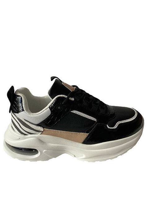 Zapatilla Ecocuero ZAY70 Negro-0