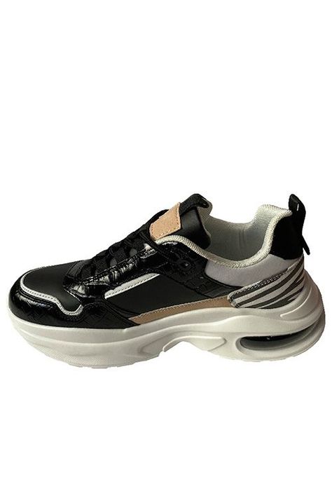 Zapatilla Ecocuero ZAY70 Negro-4