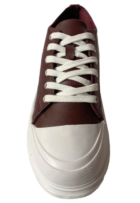 Zapatilla Ecocuero ZAY71 Burdeo-2