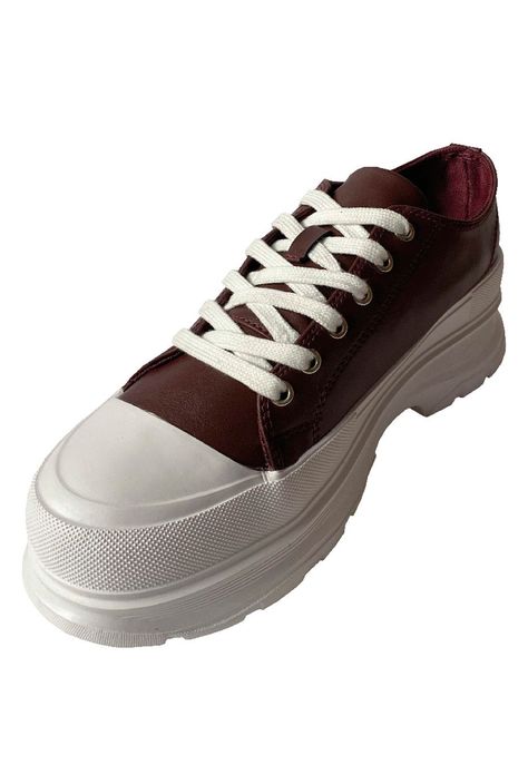 Zapatilla Ecocuero ZAY71 Burdeo-3