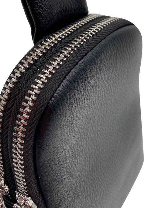 Bandolera Ecocuero Negro CRU35-3