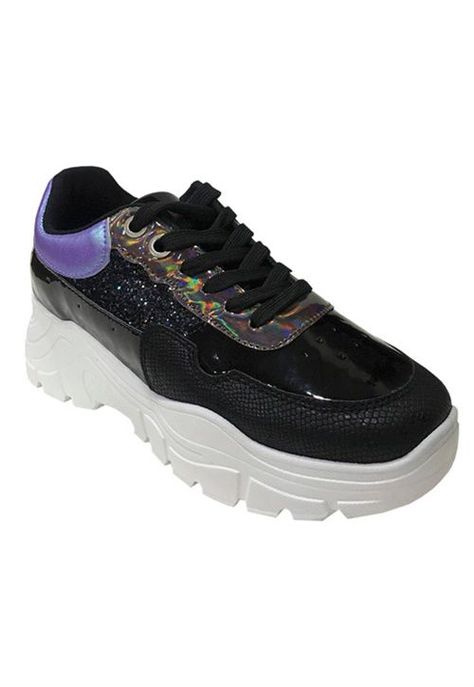 Zapatilla Ecocuero ZAX99 Negro-1