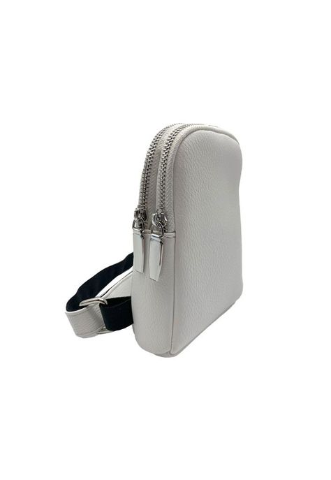 Bandolera Ecocuero Blanco CRU35-1