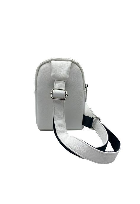 Bandolera Ecocuero Blanco CRU35-2
