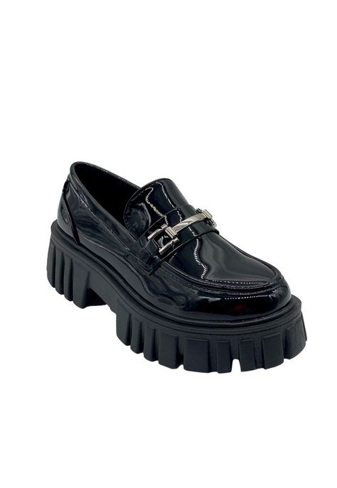 Mocasin Mujer Negro ZB040-1