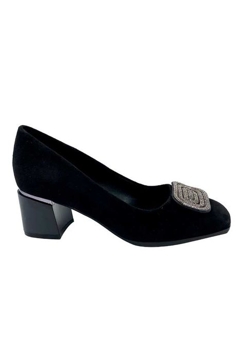 Zapato de taco Ecocuero ZB012 Negro-0