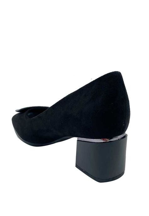 Zapato de taco Ecocuero ZB012 Negro-4