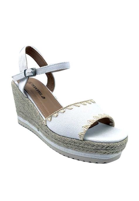 Sandalia Textil ZB033 Blanco-1