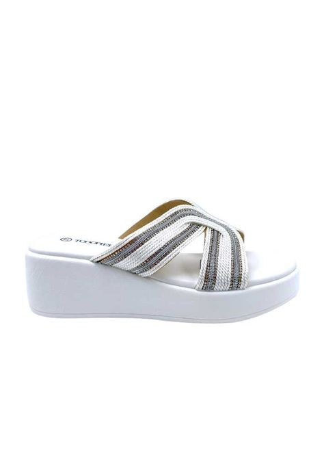 Sandalia Mujer Blanco ZB026-0