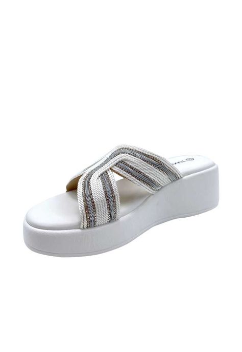 Sandalia Mujer Blanco ZB026-3