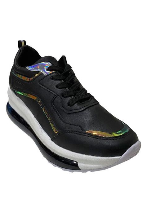 Zapatilla Ecocuero ZAY76 Negro-1