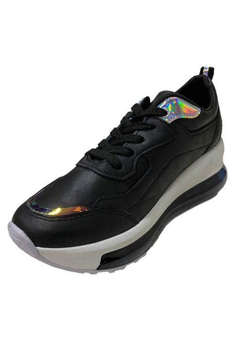 Zapatilla Ecocuero ZAY76 Negro-3