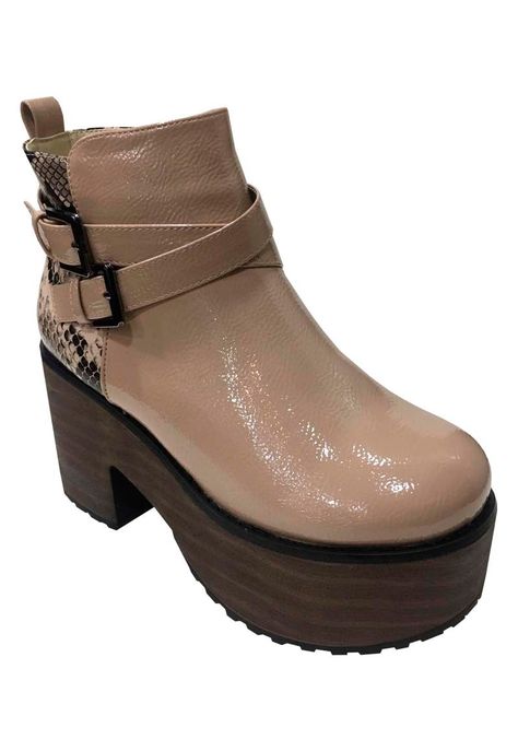 Botín Ecocuero  ZAX80 Beige-1
