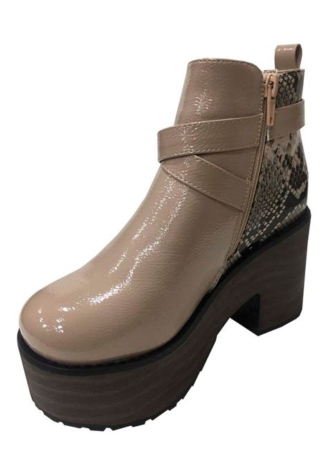 Botín Ecocuero  ZAX80 Beige-3