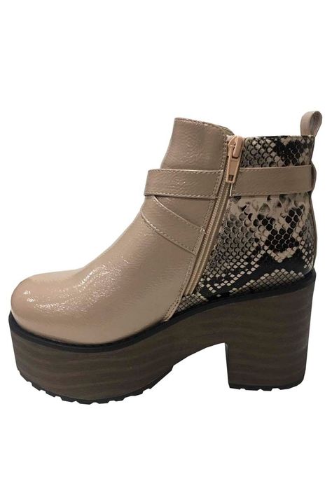 Botín Ecocuero  ZAX80 Beige-4