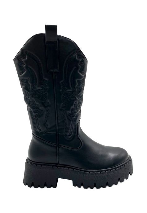 Bota ZAZ88 Ecocuero Negro-0
