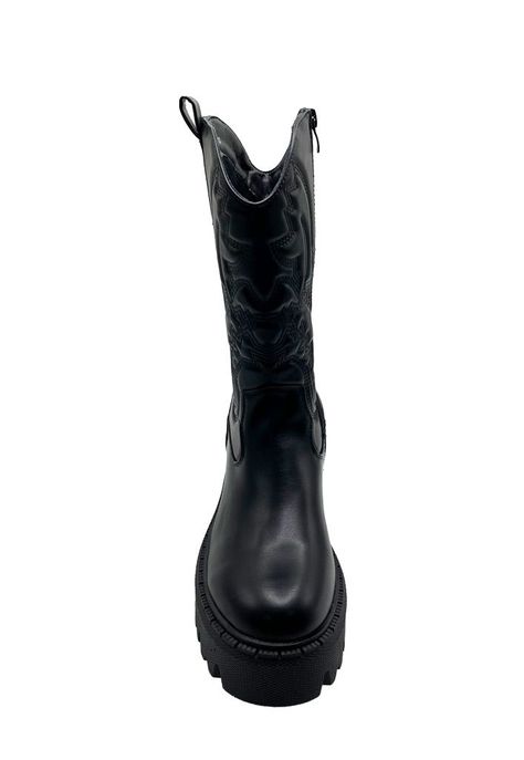 Bota ZAZ88 Ecocuero Negro-2