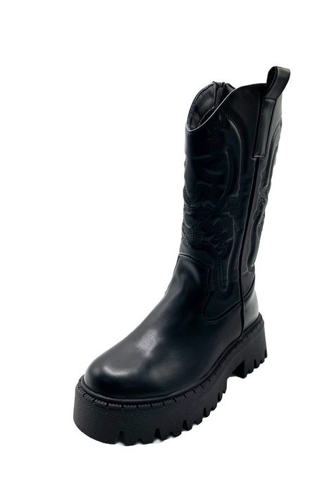 Bota ZAZ88 Ecocuero Negro-3